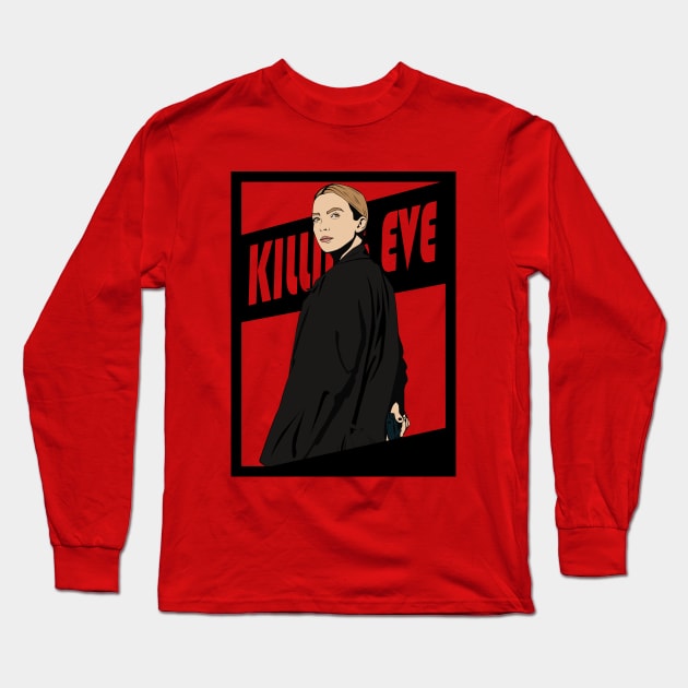 Killing Eve Long Sleeve T-Shirt by miyku